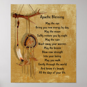 Affiches Apache Blessing Dreamcatcher