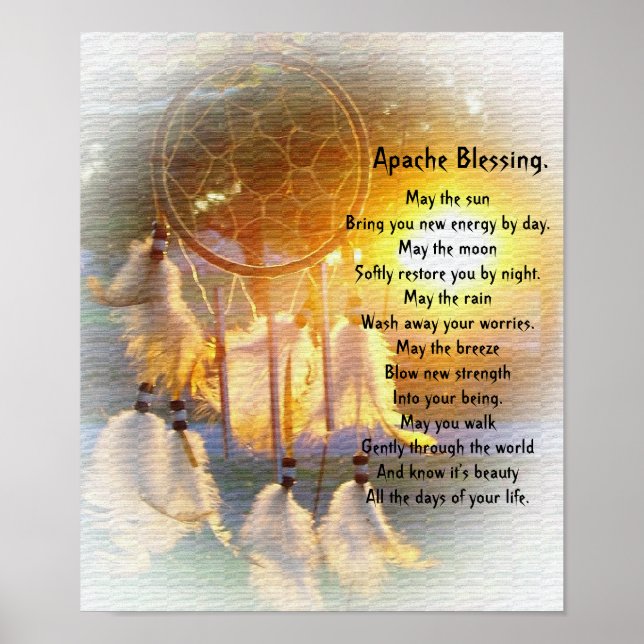 Affiches Apache Blessing Dreamcatcher (Devant)