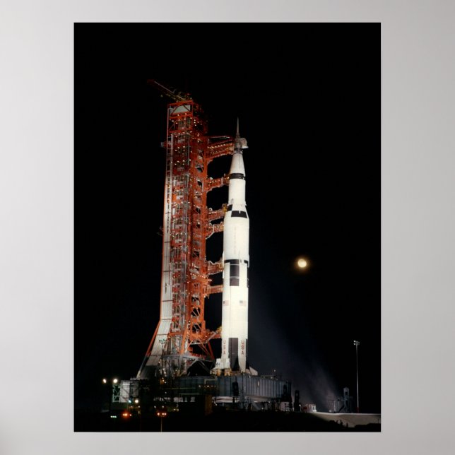 Affiches Apollo 12 sur le panneau de lancement (Devant)