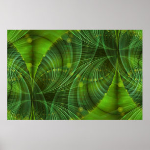 Affiches Apophyse Fractal Art I - vert