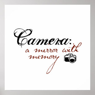 Affiches Appareil photo : Miroir avec mémoire
