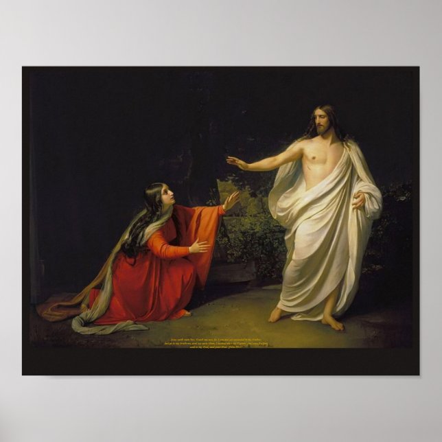 Affiches Apparence du Christ à Marie-Madeleine (Devant)