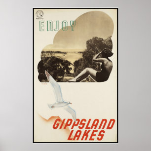 Affiches Appréciez les lacs Gippsland