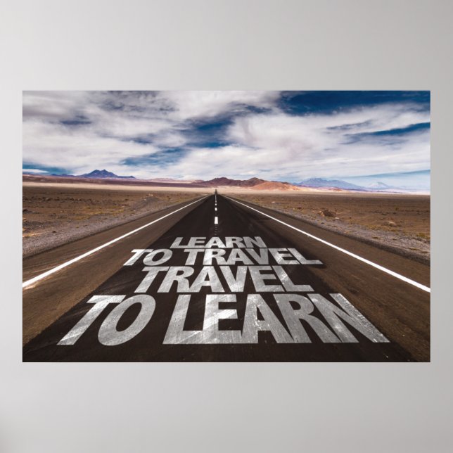 Affiches Apprendre À Voyager Voyage Pour Apprendre (Devant)