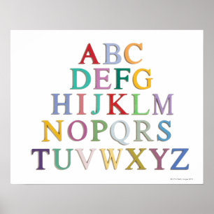 Affiches apprentissage, lettres, alphabet