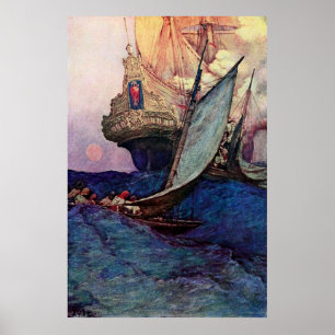 Affiches Approche du navire