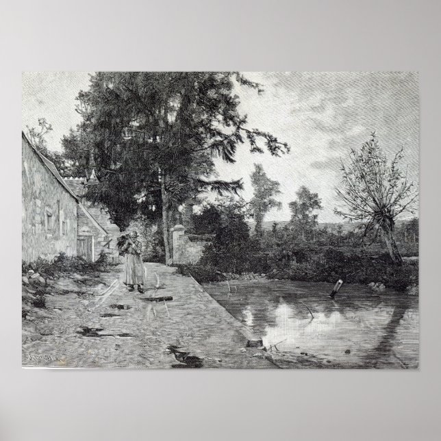 Affiches Après la pluie, de 'Leisure Hour', 1888 (Devant)