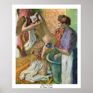 Affiches Après Le Bain Par Edgar Degas