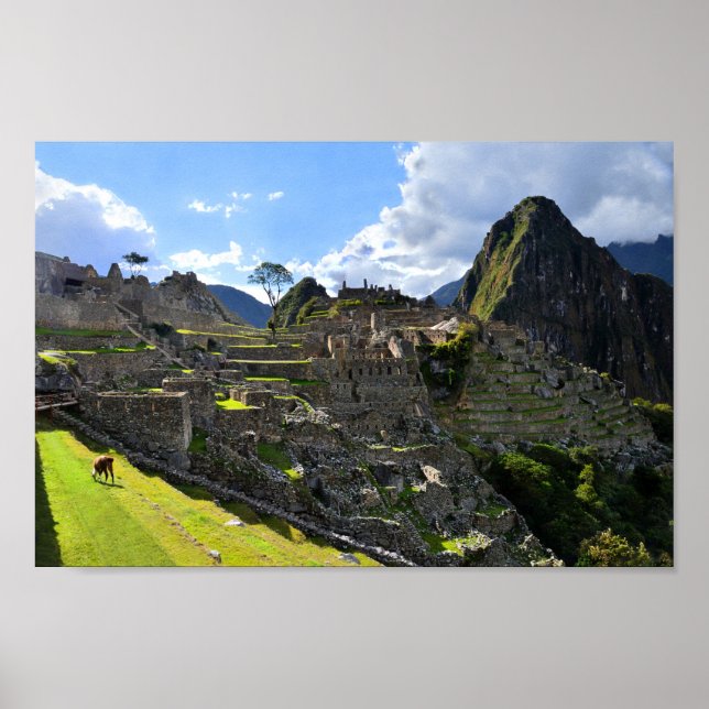 Affiches Après-midi Machu Picchu (Devant)