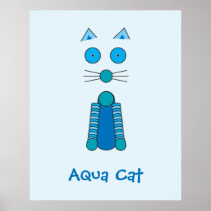 Affiches Aqua CAT