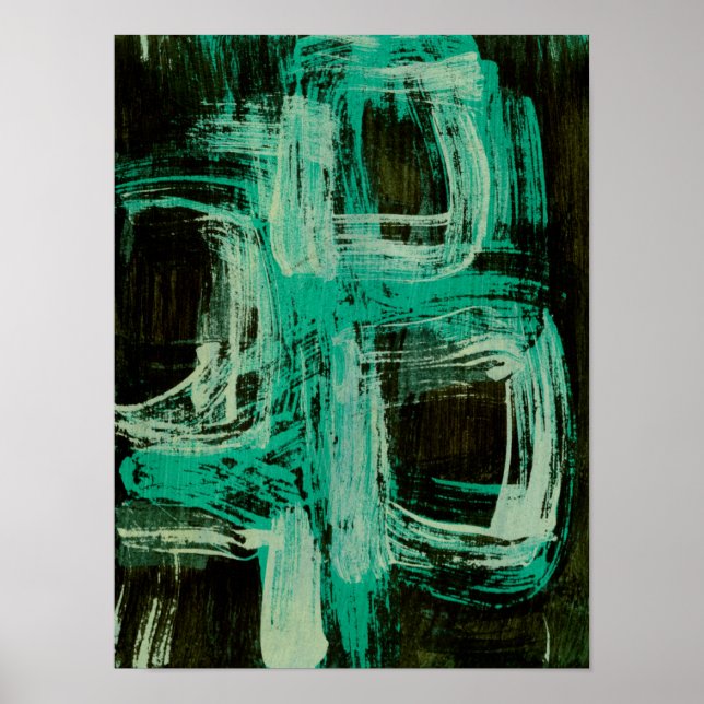 Affiches Aquamarine Windows I (Devant)