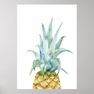 Affiches Aquarelle Ananas