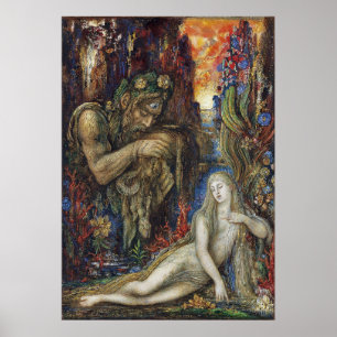 Affiches Aquarelle de Galatea Gustave Moreau