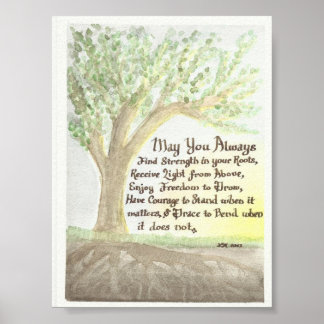 Affiches Aquarelle originale et Bénédiction