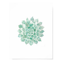 Aquarelles vivantes : bleu-vert