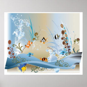 Affiches Aquarium Colassal Canvas Print
