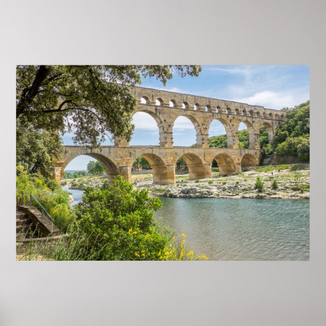 Affiches Aqueduc Romain Antique (Devant)