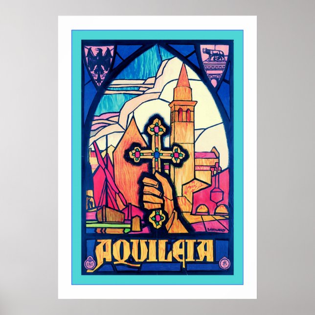 Affiches Aquileia ~ Vintage voyage (Devant)