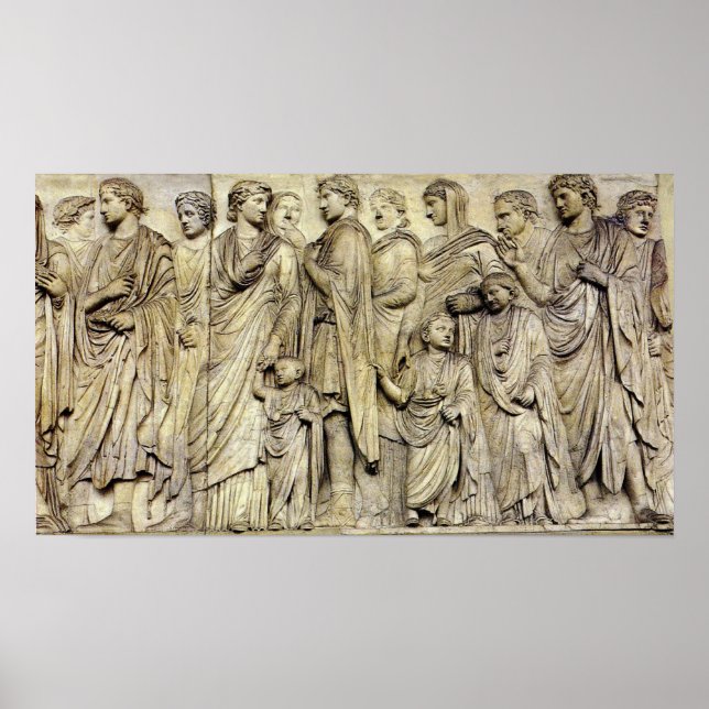 Affiches Ara Pacis Frieze (Devant)