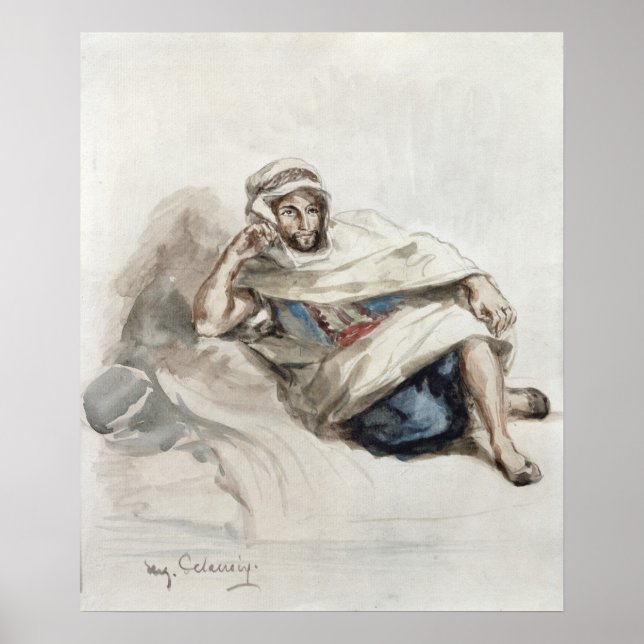 Affiches Arabe assis (Devant)