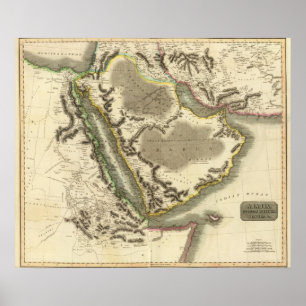 Affiches Arabia, Egypt, Abyssinia, Red Sea