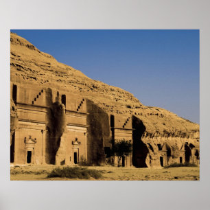 Affiches Arabie saoudite, site de Madain Saleh, ancien 2