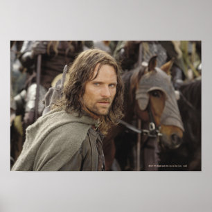 Affiches Aragorn avec le cheval