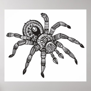 Affiches Araignée inspirée 2