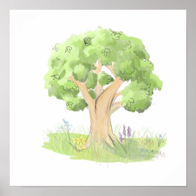 Affiches Arbre (Devant)