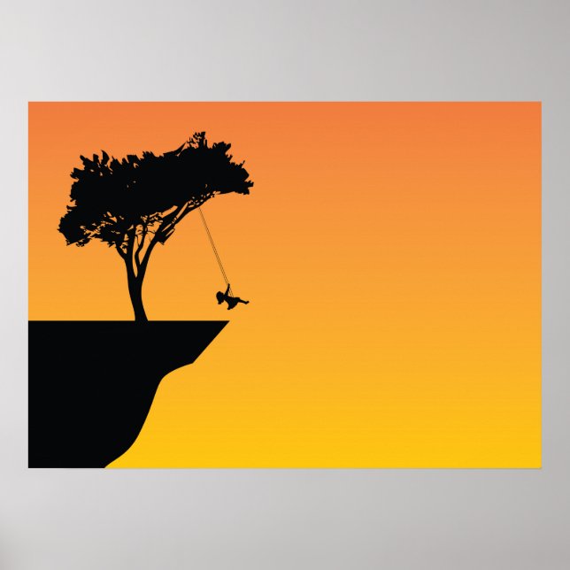 Affiches Arbre à balançoire (Devant)