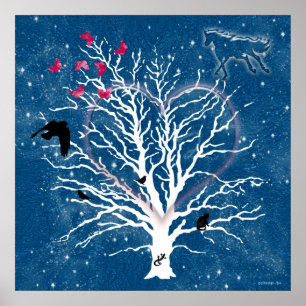 Affiches Arbre attrape-rêves
