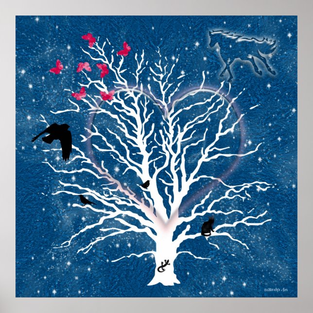 Affiches Arbre attrape-rêves (Devant)