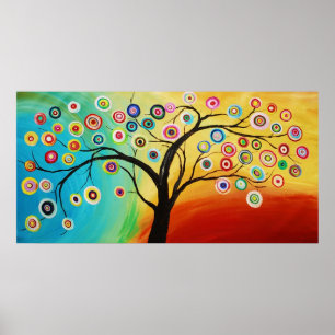 AFFICHES ARBRE BLANC