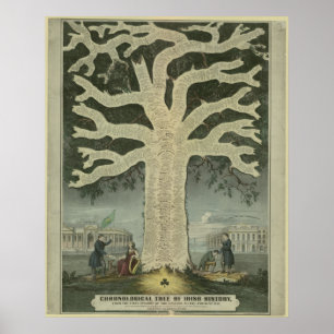 Affiches Arbre de l'histoire irlandaise