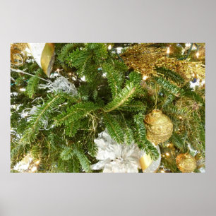 Affiches Arbre de Noël I Argent et Or