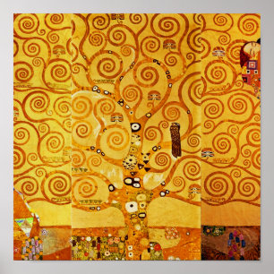 Affiches Arbre de vie Gustav Klimt Nouveau