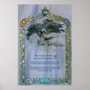 Affiches Arbre de vie Ketubah à Customiser