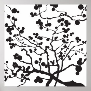 Affiches arbre noir