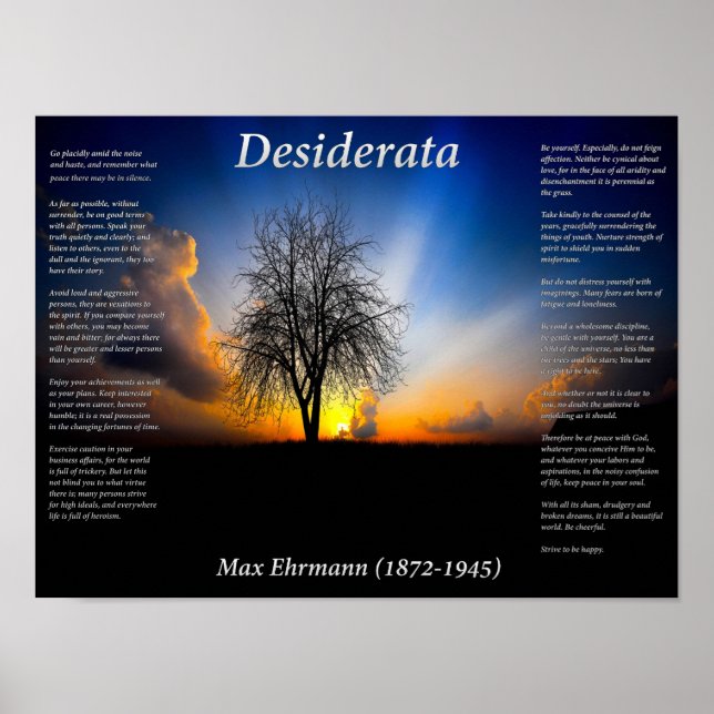 Affiches Arbre unique (Devant)