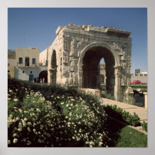 Affiches Arc à quatre voies de Marcus Aurelius et Lucius