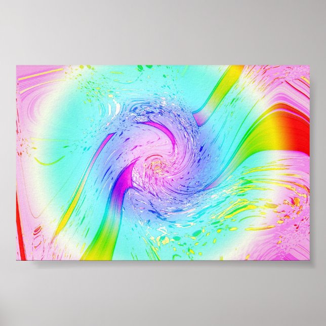 Affiches Arc arc-en-ciel solaire (Devant)