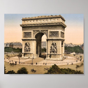 Affiches Arc de Triomphe, de l'Etoile, Paris, France