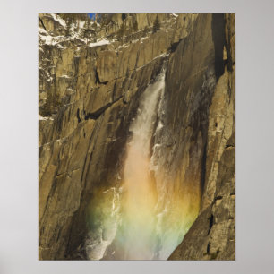 Affiches Arc-en-ciel sur Upper Yosemite Falls dans le Yosem