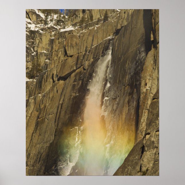 Affiches Arc-en-ciel sur Upper Yosemite Falls dans le Yosem (Devant)