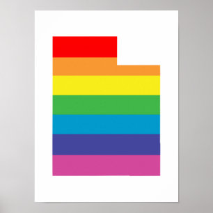 Affiches arc-en-ciel utah