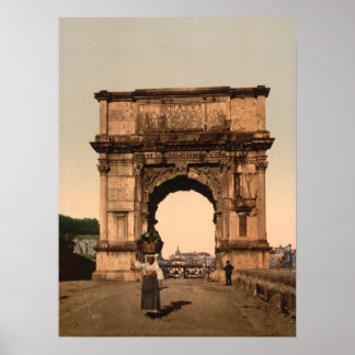 Affiches Arc triomphal de Titus, Rome, Latium Italie
