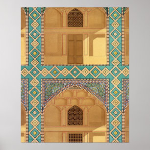 Affiches Arcades de cour à Medrese-i-Shah-Hussein