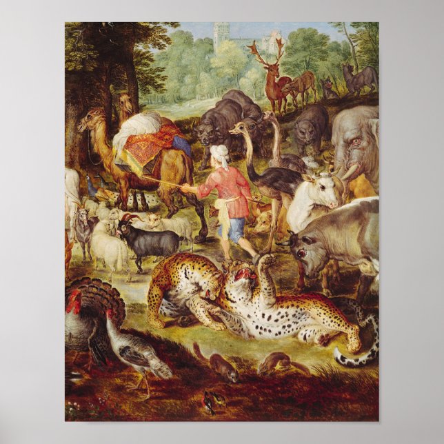 Affiches Arche de Noé, détail du côté droit (Devant)