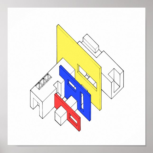 Affiches Archi couleur Tri (Devant)