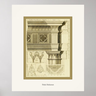 Affiches Architecture gothique ~ Art Vintage